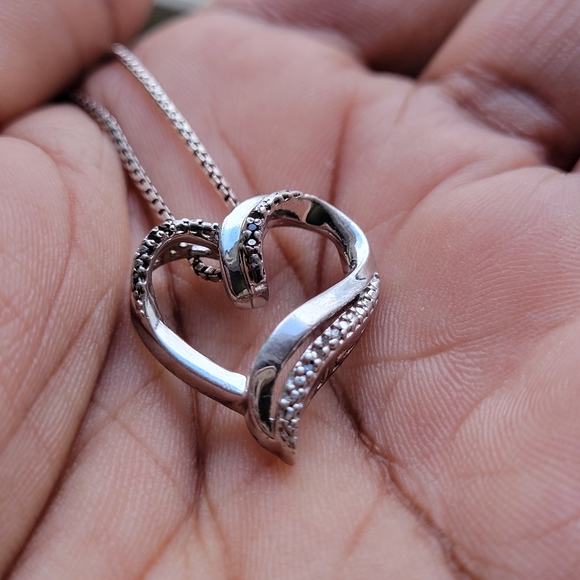 Kay Jewelers Jewelry Sterling Silver Heart Necklace Poshmark